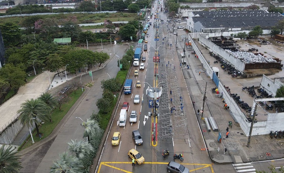 Comenzó montaje de estructuras en la vía 40 y el Cumbiódromo celebra 35 años como gran escenario del Carnaval de Barranquilla