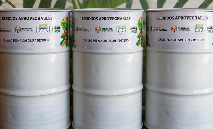 C.R.A. instala 60 puntos ecológicos en la Vía 40 y se suma a la Batalla de Flores con su mensaje ambiental ‘Somos Agua’