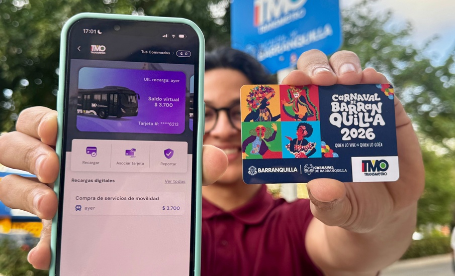 Transmetro habilita recarga virtual de la tarjeta a través de la app Commodo 