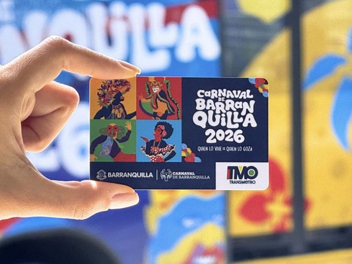Transmetro presenta nuevo diseño de tarjeta alusivo al Carnaval de Barranquilla 2026