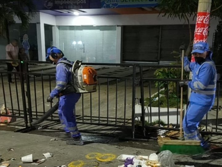 Triple A garantizó limpieza integral antes, durante y después en laGuacherna