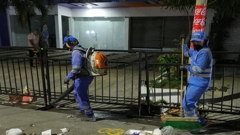 Triple A garantizó limpieza integral antes, durante y después en laGuacherna