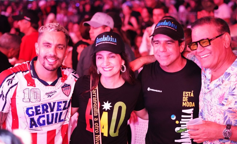 Barranquilla vibró en el concierto de celebración de sus 212+1 en el Gran Malecón