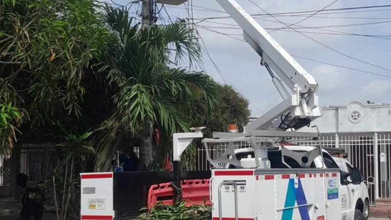 Obras de mejora en inmediaciones del centro de Barranquilla