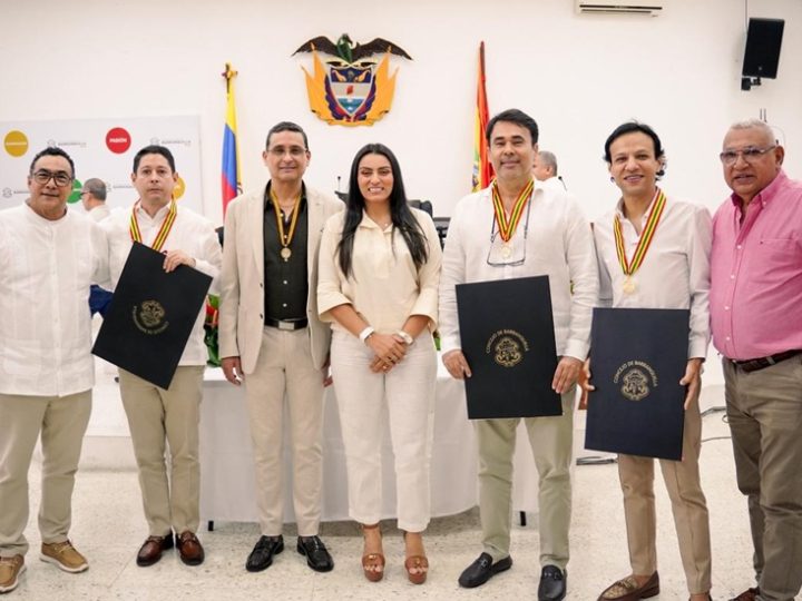 Concejo de Barranquilla exaltó el liderazgo ciudadano con la entrega de la Medalla Barrancas de San Nicolás