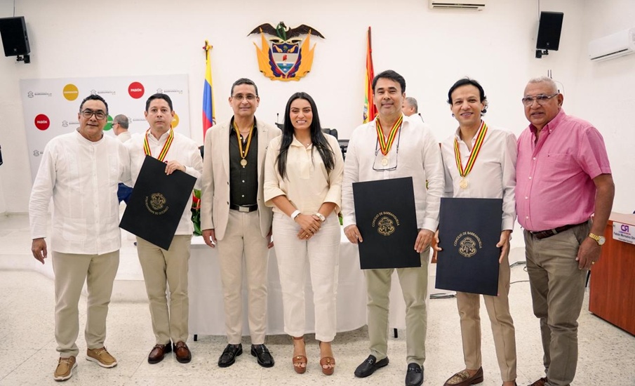 Concejo de Barranquilla exaltó el liderazgo ciudadano con la entrega de la Medalla Barrancas de San Nicolás