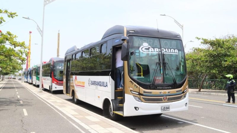 Completamos los primeros 100 buses de la nueva flota del transporte público colectivo de Barranquilla: alcalde Char 