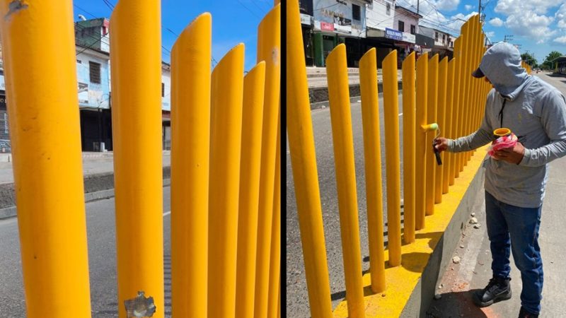 Transmetro rechaza ataques vandálicos contra el cerramiento de la estación Joaquín Barrios Polo 