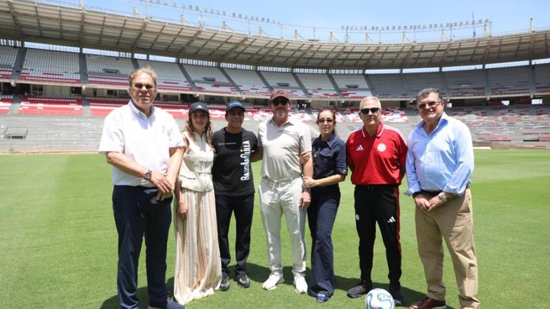 “Qué orgullo encontrar en el Metropolitano un estadio que sea un ejemplo para Sudamérica”: Alejandro Domínguez, presidente de Conmebol