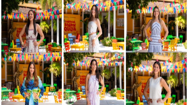 Seis barranquilleras presentaron su aspiración para ser reina del Carnaval de Barranquilla 2027
