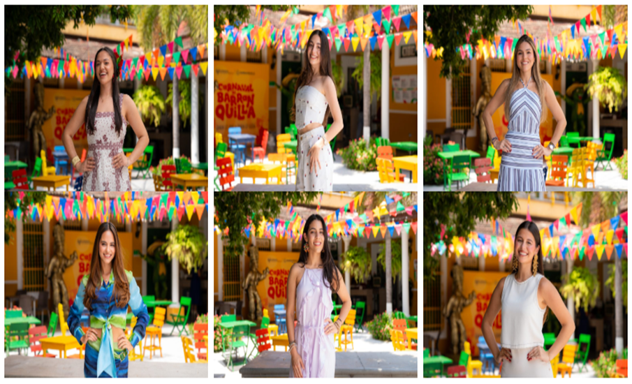 Seis barranquilleras presentaron su aspiración para ser reina del Carnaval de Barranquilla 2027