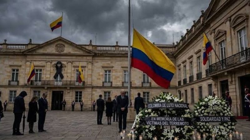 Gobierno colombiano decretó tres días de duelo en memoria de las víctimas del sismo
