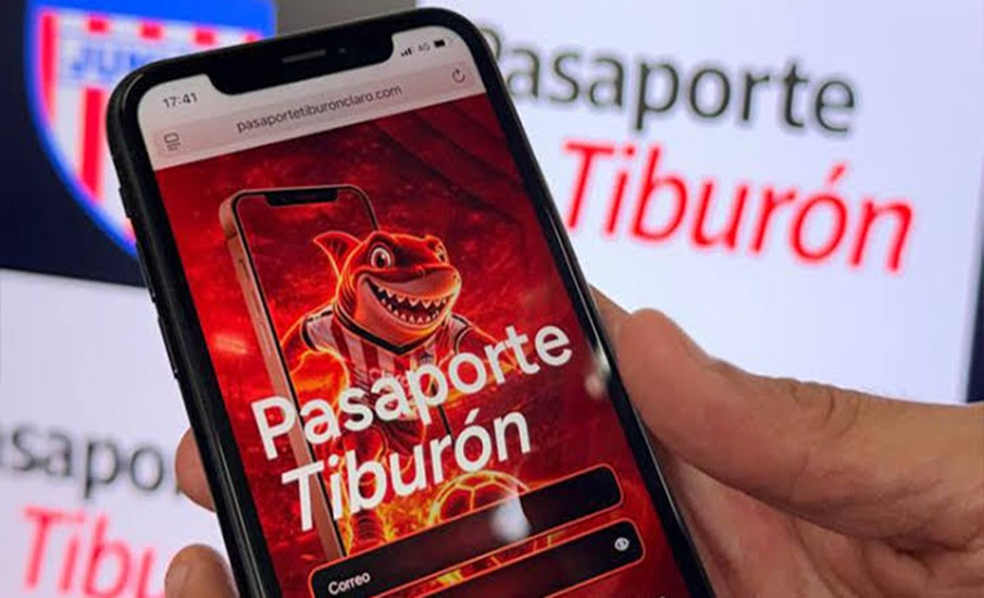 Claro y Junior FC lanzan Pasaporte Tiburón, una plataforma que premia la pasión de los hinchas