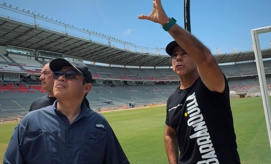 “El Supermetro se prepara para estrenar su pantalla 360 grados”: alcalde Char inspecciona obras 