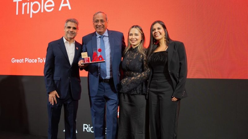 Triple A en el ranking de los mejores lugares para trabajar en América Latina