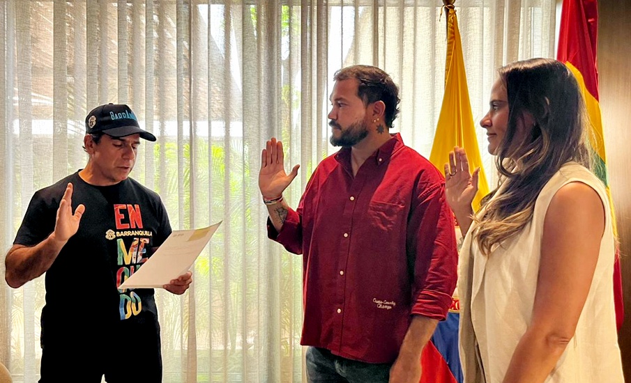 Alcalde Char posesionó al secretario de Cultura y Patrimonio y jefe de la Oficina de Turismo