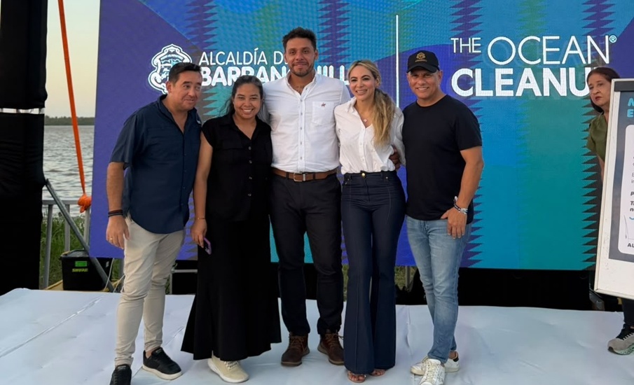 Alcaldía de Barranquilla y The Ocean Cleanup hacen frente a la contaminación por plástico