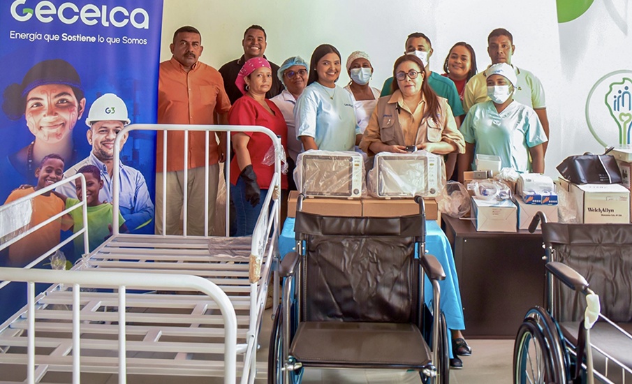GECELCA entregó equipos médicos al Centro de Salud de Mingueo para fortalecer la atención a pacientes.