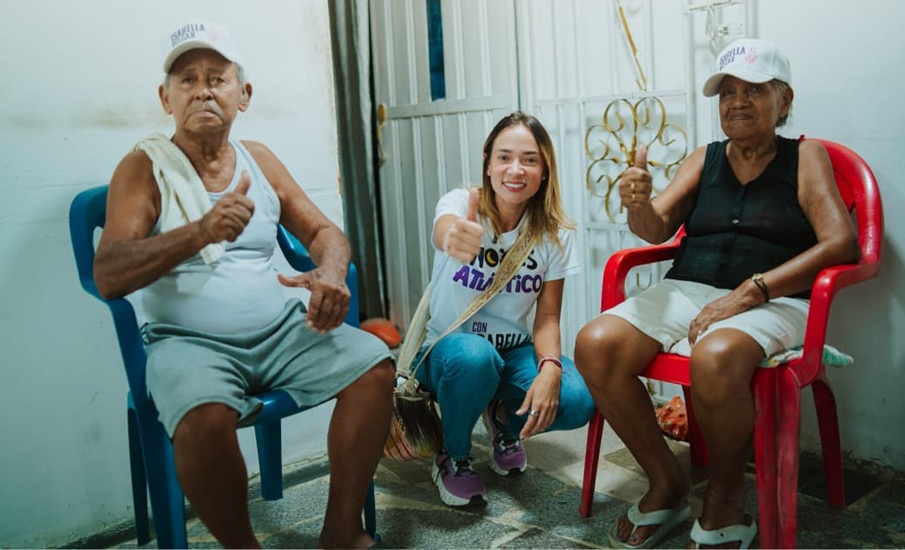 “Menos escritorio, más territorio”: En Usiacurí, Isabella Pulgar Mota inició recorrido por el Atlántico