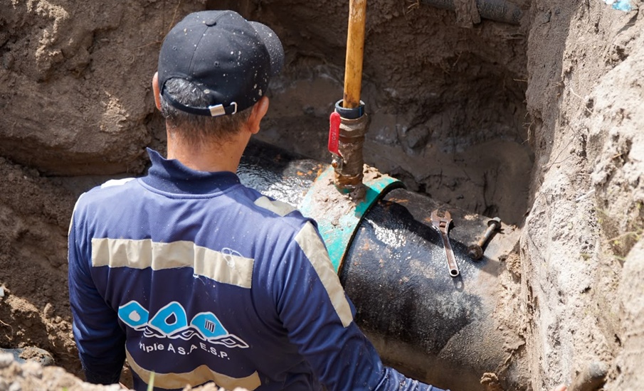 Triple A anuló nueve conexiones ilegales en la conducción Achotera, el agua hurtada debía llegar a la población de Polonuevo y Baranoa